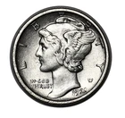 1921-D Mercury Dime, RARE This Nice, Choice AU Low Mintage Key Date!