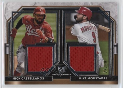 #ad 2021 Topps Museum Collection 22 50 Nick Castellanos Mike Moustakas #DMR CM 0c6 $25.84