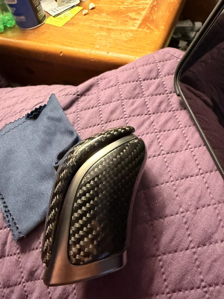 Perilla de cambio de fibra de carbono Toyota Lexus LC500 Foto 3 de 4