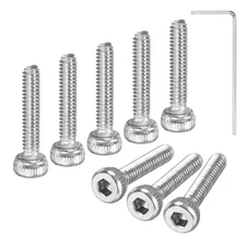 50-Pack M2 x 10mm Hex Socket Head Cap Screws Bolts with Hex Wrench for Repair