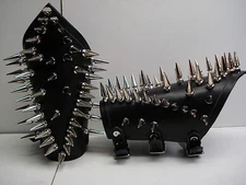 LEATHER SPIKED GAUNTLET.DEATH THRASH...(MDLG0047).....SEPULTURA