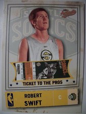 2004-05 FLEER AUTHENTICS TICKET TO PROS ROBERT SWIFT R/C 659 / 750 !! BOX 46