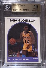 Fleer Magic Johnson 10 Graded Basketball Sports Trading Cards