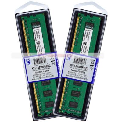 Kingston DDR3 1333 MHz 16GB 2x8GB PC3-10600 Desktop DIMM Non-ECC Speicher 240PIN