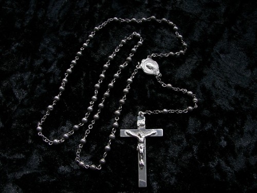 Vintage Catholic Sterling Silver 925 Rosary Cross Crucifix Religious - Bild 9 von 11