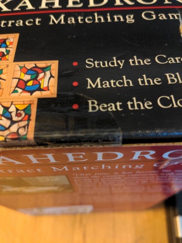 2009 HEXAHEDRON WOOD BOARD GAME Abstract Matching Brain Teasers Alex Beard NIB - Picture 7 of 8