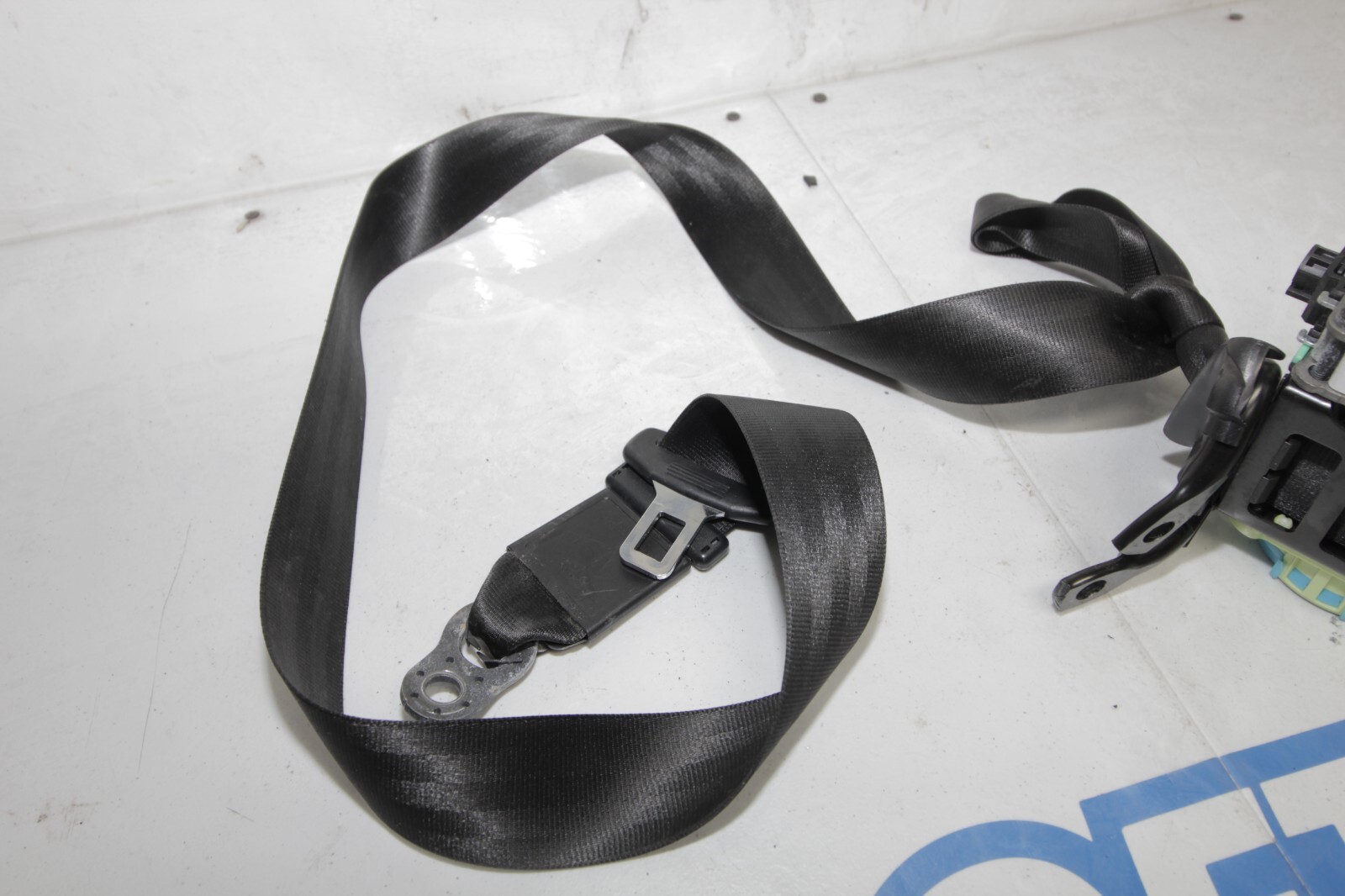 08-13 AUDI R8 4.2L V8 OEM RIGHT PASSENGER SEAT BELT RESTRAINT 501NA4Q17W BLACK