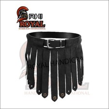 medieval leather belt arming wear Black color leather belt armor wear new