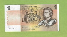 #D167.   KNIGHT / WHEELER AUSTRALIA  $1 PAPER BANKNOTE  #BZD 330621