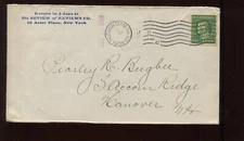 343 Schermack Control Perf 1245 Used on Review of Reviews Co. Cover LV2609