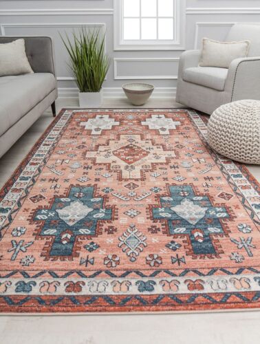 Rugs America Cora CL70A Boston Brick Transitional Vintage Area Rug 2'6" x 8'