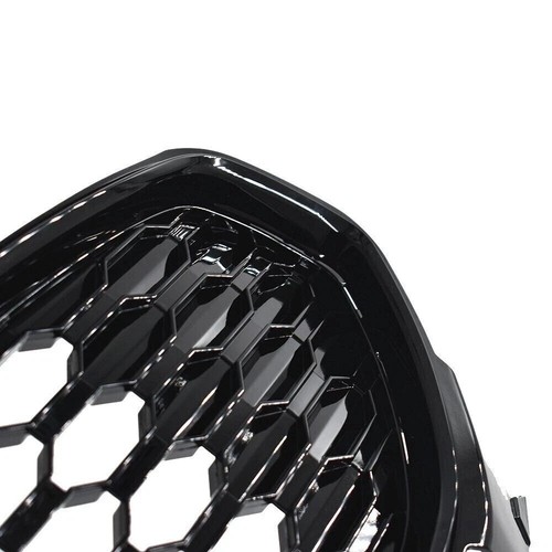 For 2013-2016 Ford Fusion Front Upper Bumper Grille Honeycomb Grill Gloss Black - Foto 16 di 22