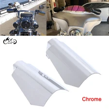 Motorcycle Chrome Coffin Cut Hand Guard Guards For Harley Baggers Sportster Dyna