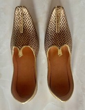 Indische Herrenschuhe Mojri Sherwani Kurta Pyjama Jents Shoes Hochzeit  Gr.40-42