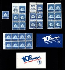 1973-1974 Choice of Jefferson Memorial US Booklet or Pane BK124/125, 1510b/c/d!