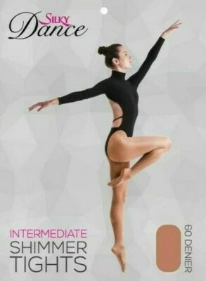 Silky Full Footed Shimmer Dance Tights Adult Childrens
