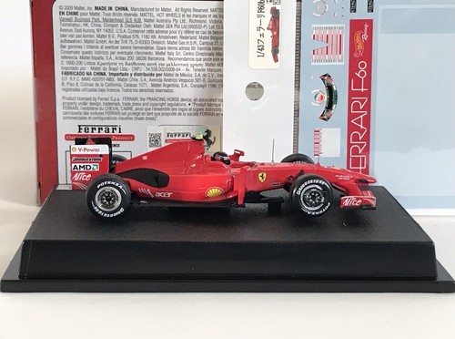 HotWheels P9963 Ferrari F60 Kimi Räikkönen ganador del GP de Bélgica 2009 1:43 + calcomanías - Imagen 2 de 24