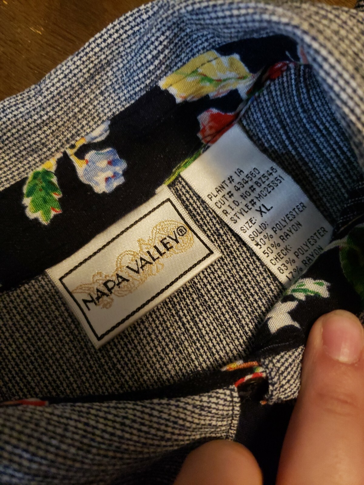 Napa Valley VTG patchwork Embroidered Embellished… - image 5