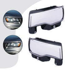 Headlight Clear Lens Cover Set For 2014-2019 Jeep Grand Cherokee Leftright Pair Headlight Clear Lens Cover Set For 2014-2019 Jeep Grand Cherokee Leftright Pair