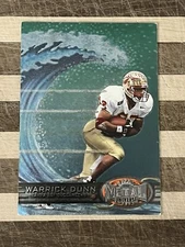 1997 Metal Universe Football Warrick Dunn Rookie Card #189