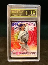 2014 Clayton Kershaw Topps #PPA-CK Power Players Insert Card (Graded ASG 10)