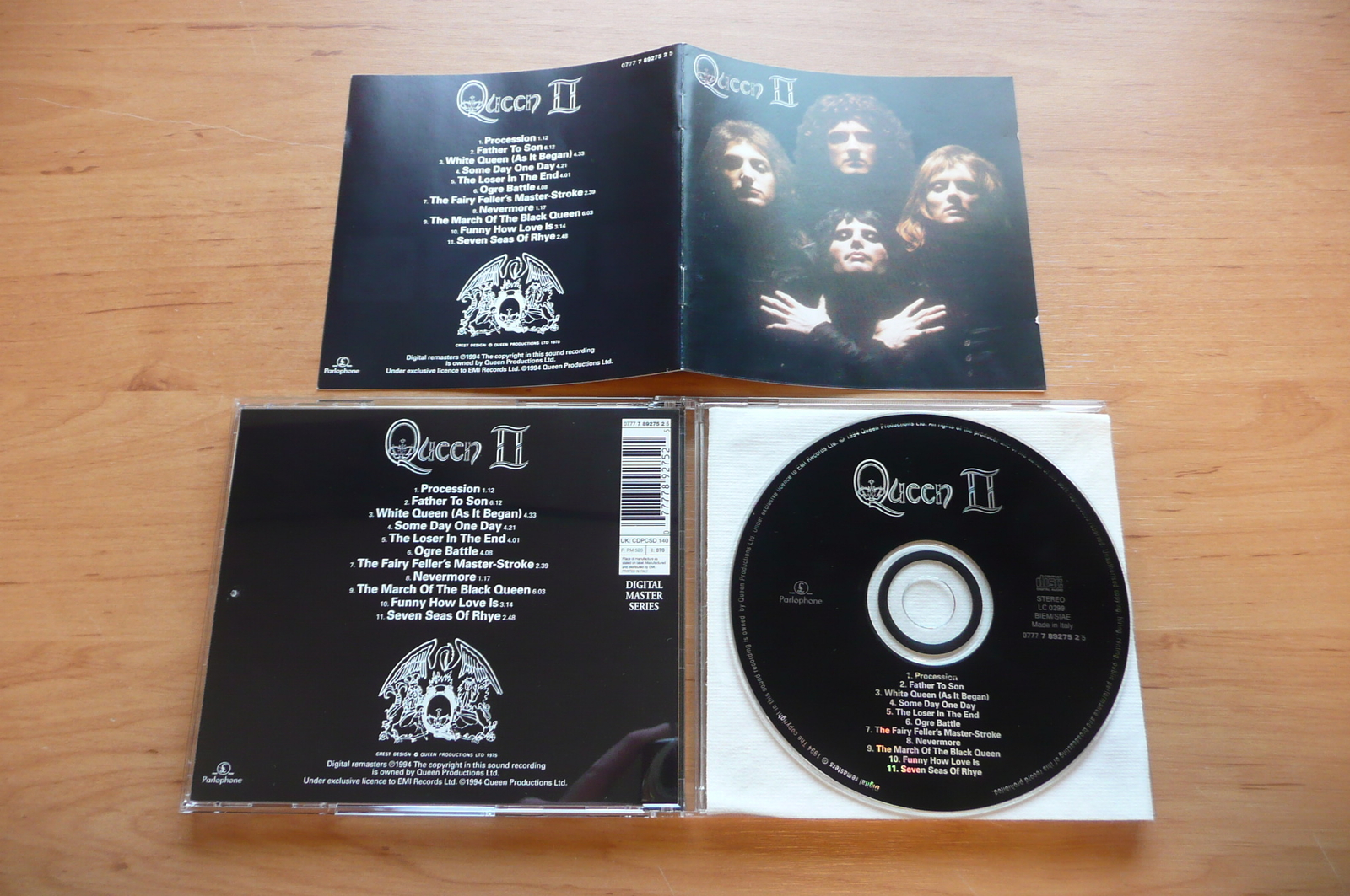 CD QUEEN - QUEEN II / PARLOPHONE 1994 / MELODIC POP ROCK UK FREDDIE MERCURY  77778927525 | eBay