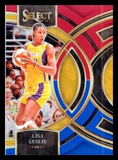 2024 WNBA Select Lisa Leslie Premier Level #141 Red and Blue Prizm /399