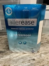 Allerease Zippered Mattress Protector Waterproof Full Size Allergy ProtectionNEW