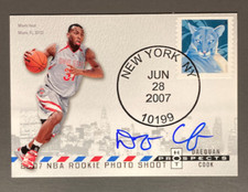 DAEQUAN COOK 2007-08 Fleer Hot Prospects Rookie Photo Shoot Postmarks Autograph 