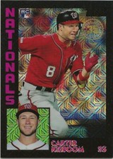 2019 Topps Update CARTER KIEBOOM Silver Pack 1984 Black Refractor /199 Nationals
