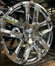24 New 2024 Chevy Silverado Tahoe Gmc Sierra Yukon Ram 6lug Chrome Wheels Tires