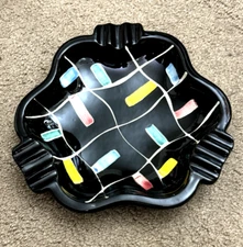 Vintage West Germany Ashtray #4176 Ceramic Art Dish