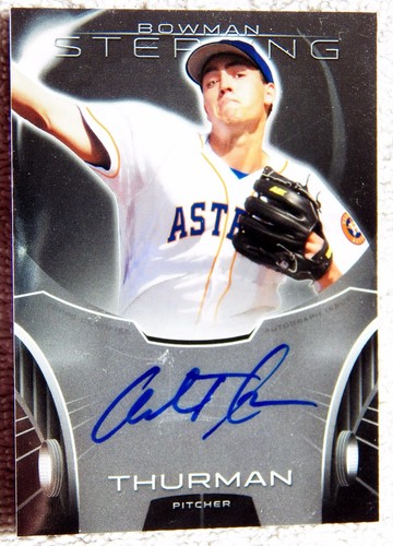 Andrew Thurman 2013 Bowman Sterling Auto Card Qty.Houston Astros