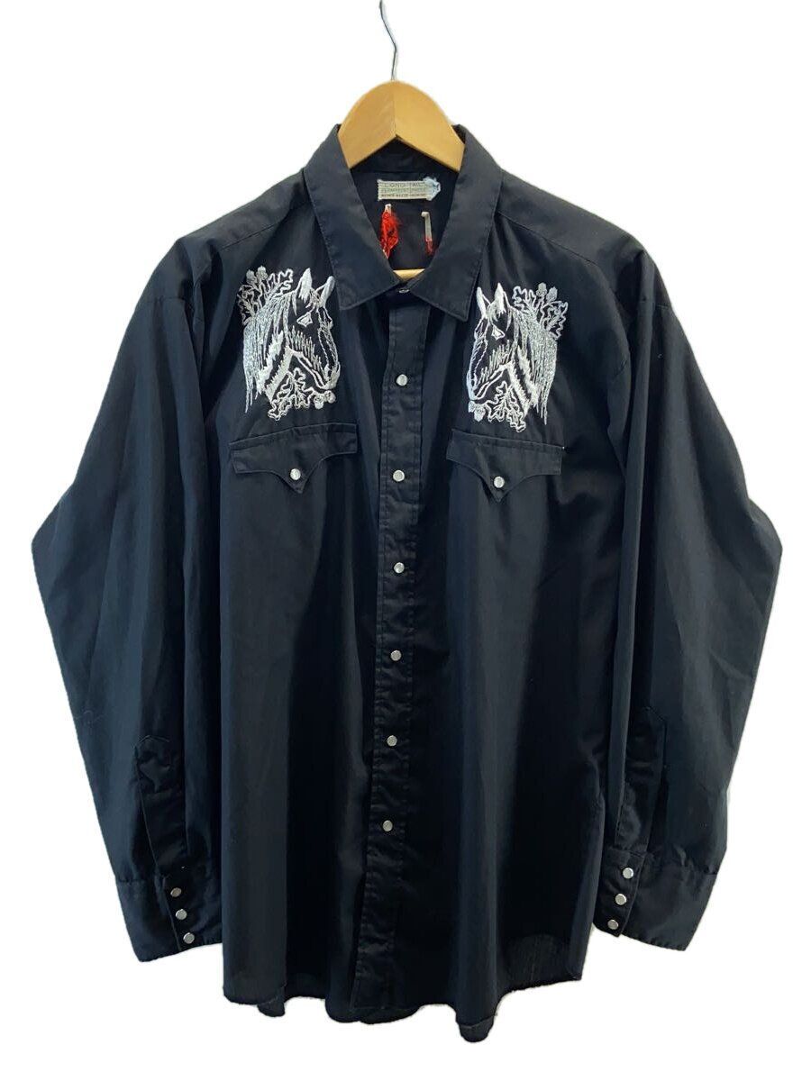Other brands long sleeve shirt 50s KARMAN western embroidery 17 