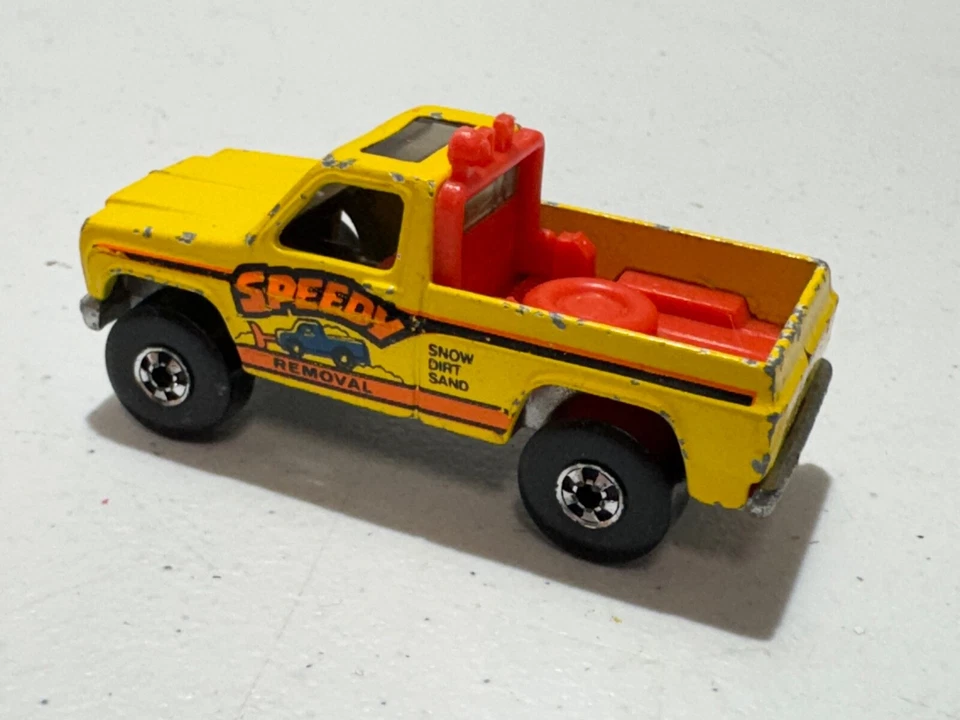 Camión arado Hot Wheels 1979 vintage de Mattel, eliminación rápida, nieve, suciedad, arena Foto 2 de 4