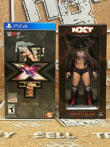 WWE 2K17 NXT Edition Playststion 4 2016 completo en caja con figura sellada - Imagen 9 de 14