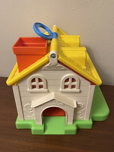 Vintage Fisher Price Discovery Cottage Jumbo Two People 136 House 1984 Used - Picture 3 of 11