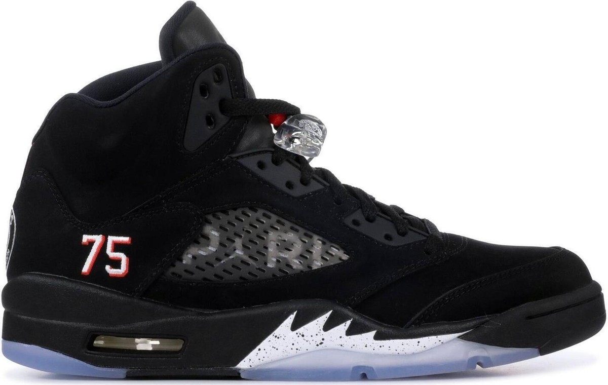 d　Air Jordan5 PARIS 29cm Paris Saint-Germain x Air Jordan 5 Retro Black for Sale