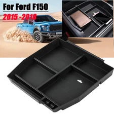 Center Armrest Storage Box Tray Organizer Ford For Ford F150 2015-20 Accessories