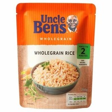 Uncle Bens Microwave Rice Wholegrain - 250g 0.55lbs