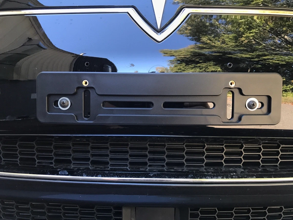 Front License Plate Tag Holder Mount Adapter Bumper Kit Bracket Auto CAR TRUCK