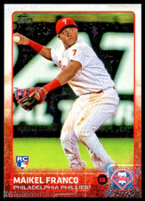 2015 TOPPS #309 MAIKEL FRANCO ROOKIE CARD PHILADELPHIA PHILLIES/RC. rookie card picture