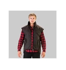 Swanndri Mens Levels Oilskin Vest Brown VARIOUS SIZES - AUSSIE SHIPPING !