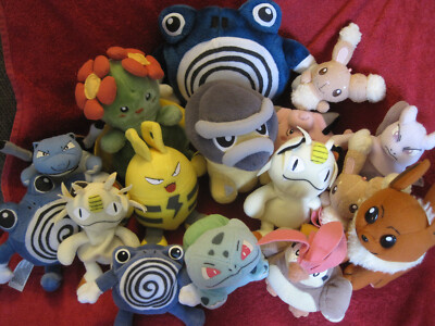 Vintage Pokemon Stofftier z.Auswahl ua.Hasbro+Play by Play, Plüsch, Kuscheltier