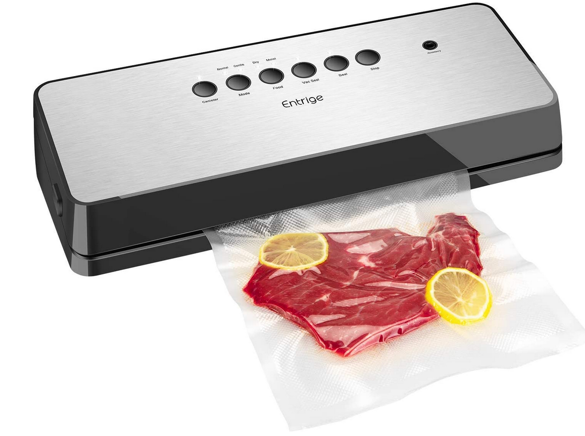 Entrige E2902-MS Automatic Vacuum Sealer Dry Moist Modes Starter