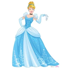 CINDERELLA Disney Princess Royal Gown Lifesize CARDBOARD CUTOUT Standee Standup