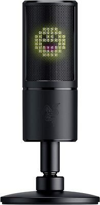 Razer Seiren Emote Streaming Mikrofon mit Emoticon Display USB Kondensator