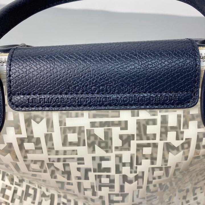 LONGCHAMP L1621919002 関税送料込 Longchamp Le Pliage Transparent Clear 2-Way Tote Bag