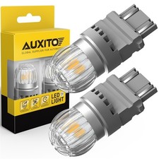 2X Auxito Amber 3000K 3156 3157 3457 4057 4157 3757 LED Turn Signal Light Bulbs