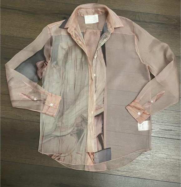 Women Acne Studios Shirt Beige Organza 34 / XS /